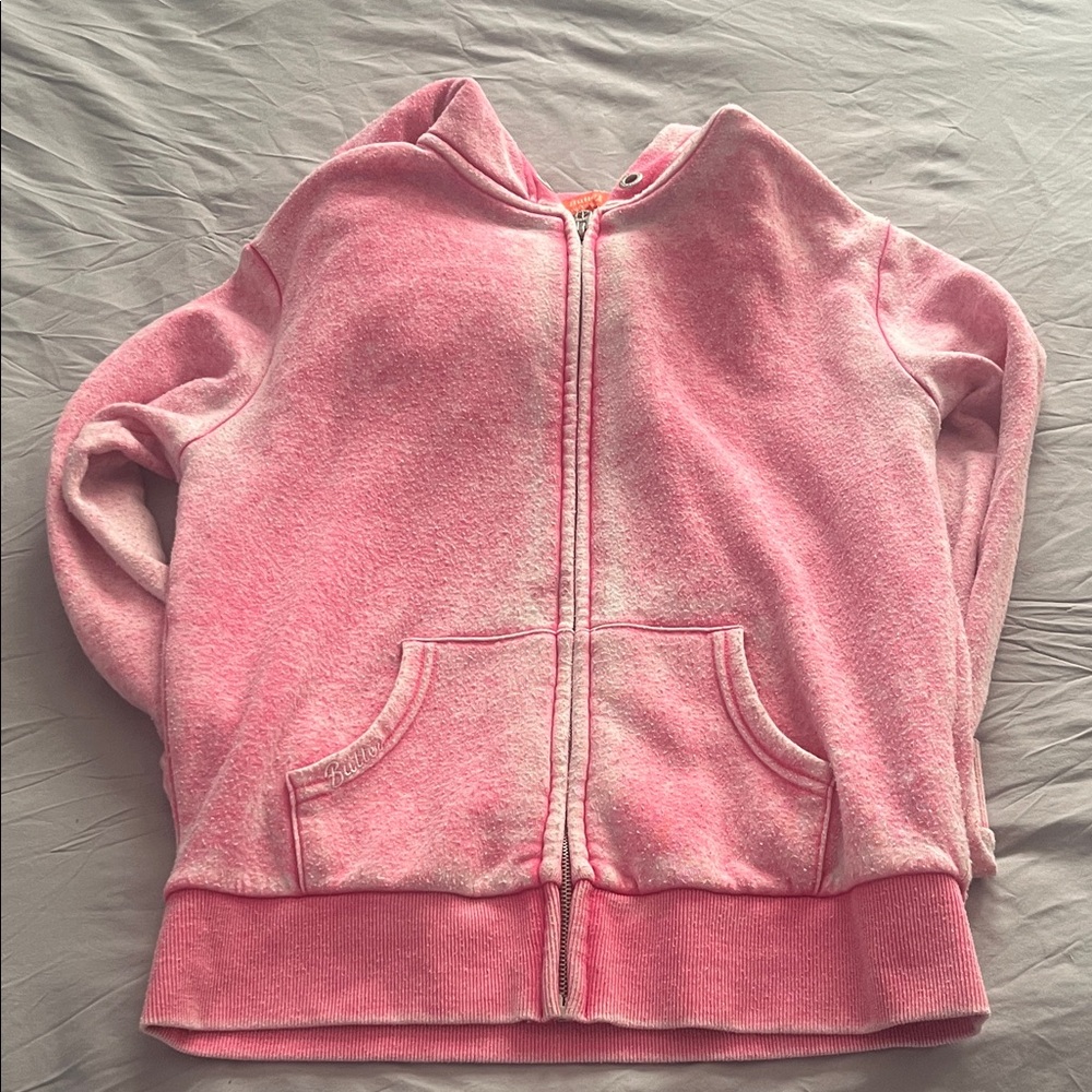 Butter Pink Kids Sweatshirt with Fun Patches